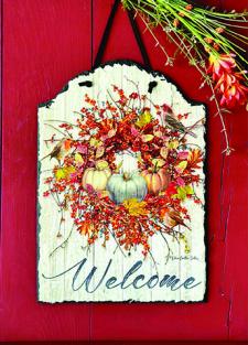 Autumn Welcome Slate 