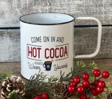 Hot Cocoa Metal Mug