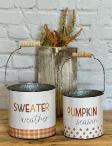 Sweater Weather Buckets (Set of 2)