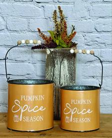 Pumpkin Spice Buckets (Set of 2)