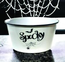 Spooky Enamel Bowl Large