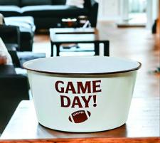 Game Day Enamel Bowl Large 