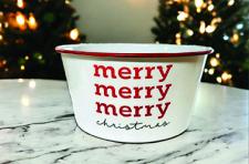 Merry Merry Merry Enamel Bowl Large 